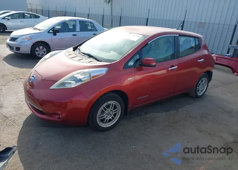 2011 Nissan Leaf Sl from USA, damaged, VIN JN1AZ0CP4BT003426